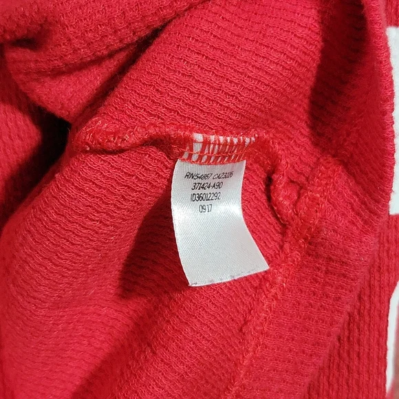 VS PINK Ribbed Longsleeve Top Red Size M - Picture 9 of 12